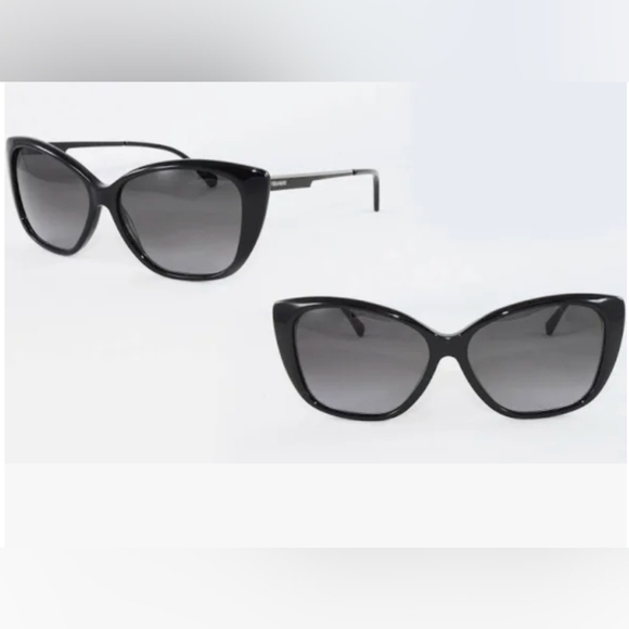 Vera Wang Sunglasses Black Cat Eye 54-13-140 gradient lense UVA UVB Protection - Picture 6 of 8